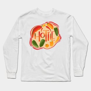 Hottie - chili peppers Long Sleeve T-Shirt